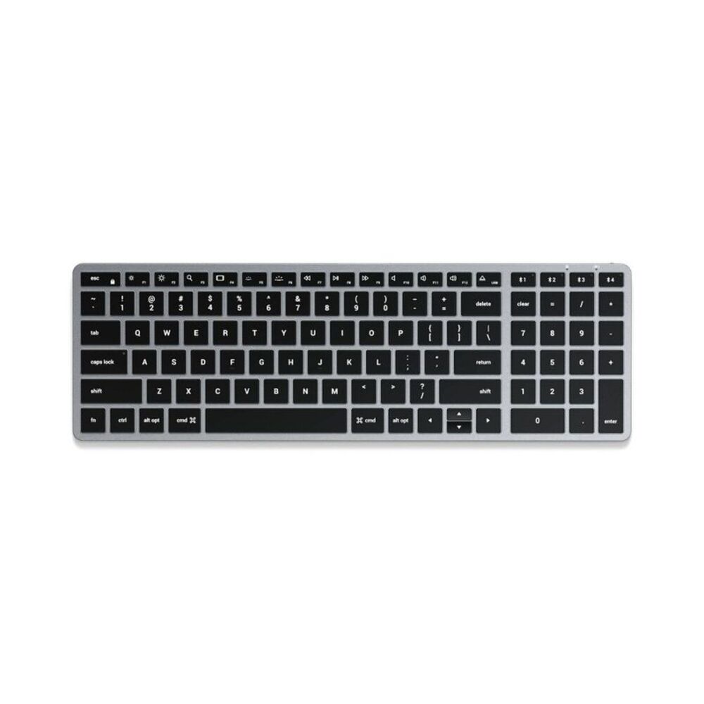 Open Box - Satechi -  Slim X2 Bluetooth Keyboard - Space Gray Gray